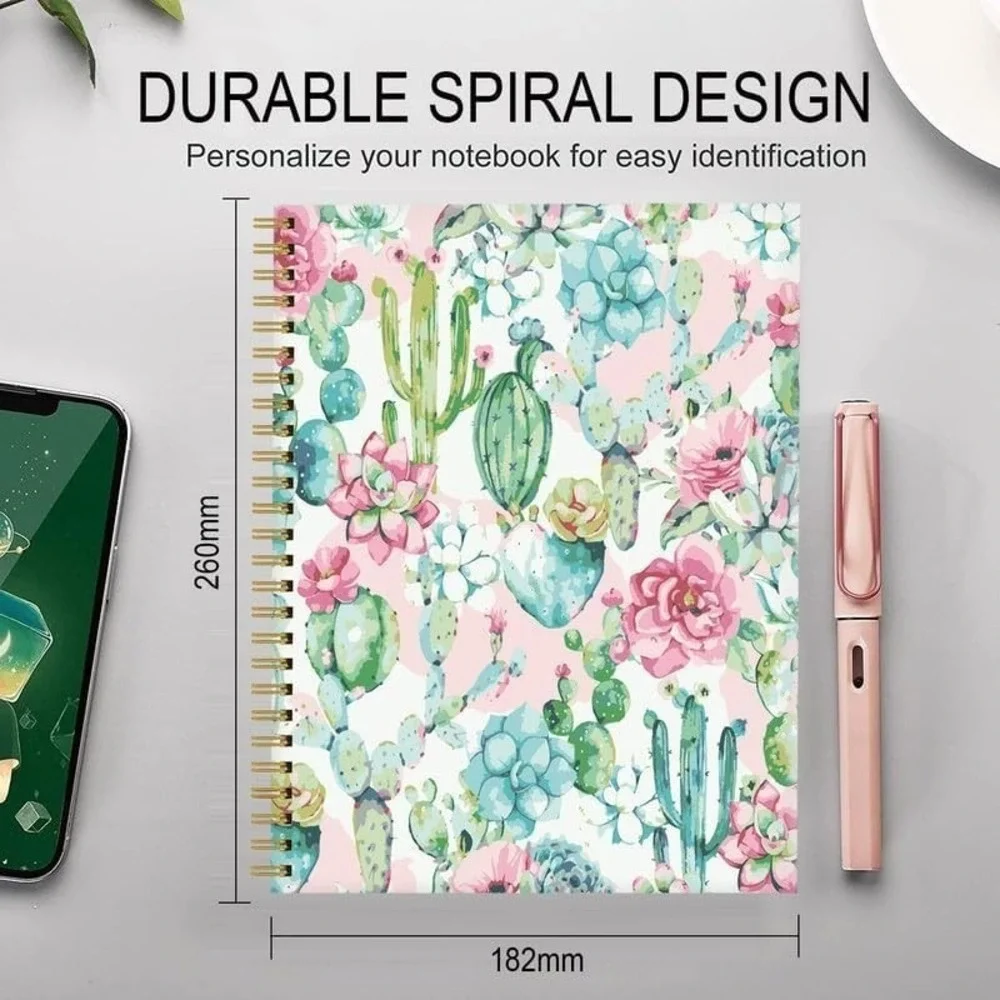 Journal Notebook‎ for Women,A5 College Ruled Notebooks 6